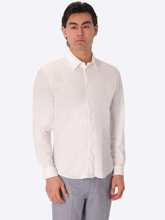 Shirt Tevo In Technical Stretch Jersey Breathable Fabric