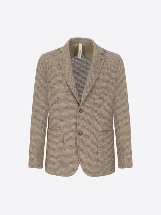 Jacket Barcellona In Stretch Cotton Blend Fabric