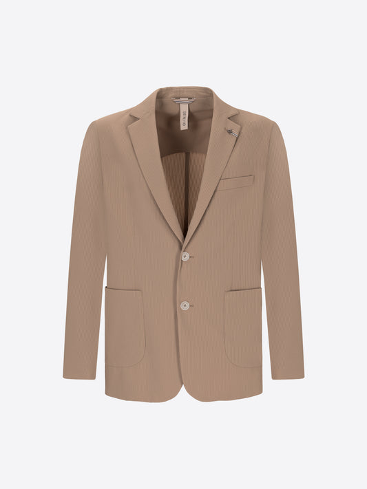 High-Perform12 Jacke Leccio Aus Technischem Stretchgewebe Mit Reliefstreifen