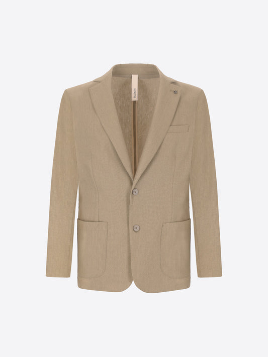 Ginseng Jacke Aus Super-Stretch Punktstruktur-Gewebe
