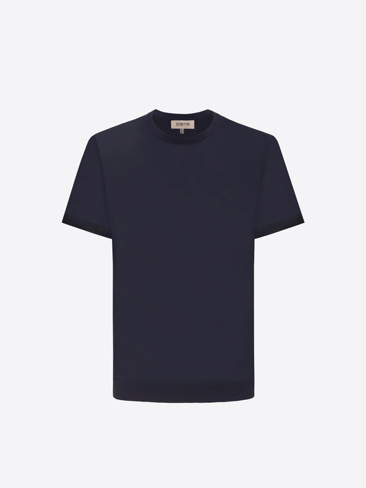 Carrara T-Shirt Aus Garment-Dyed Baumwoll-Crêpegarn - Icon