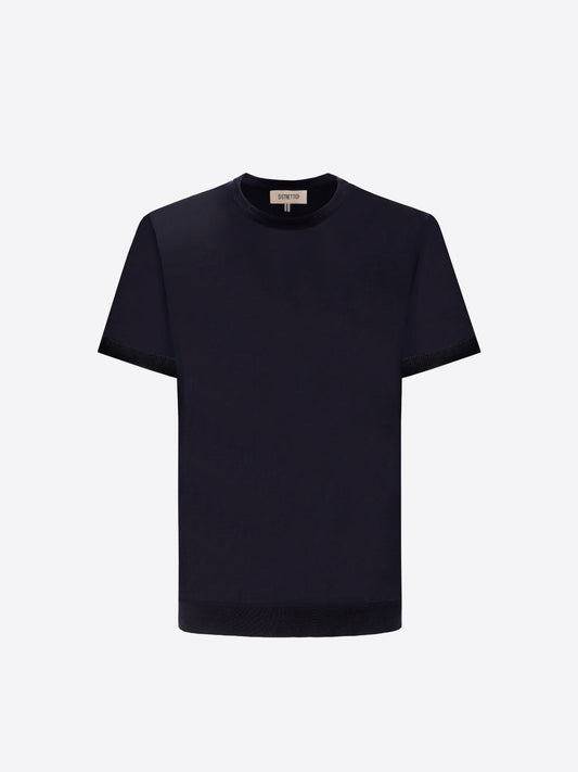 Carrara T-Shirt Aus Garment-Dyed Baumwoll-Crêpegarn - Icon