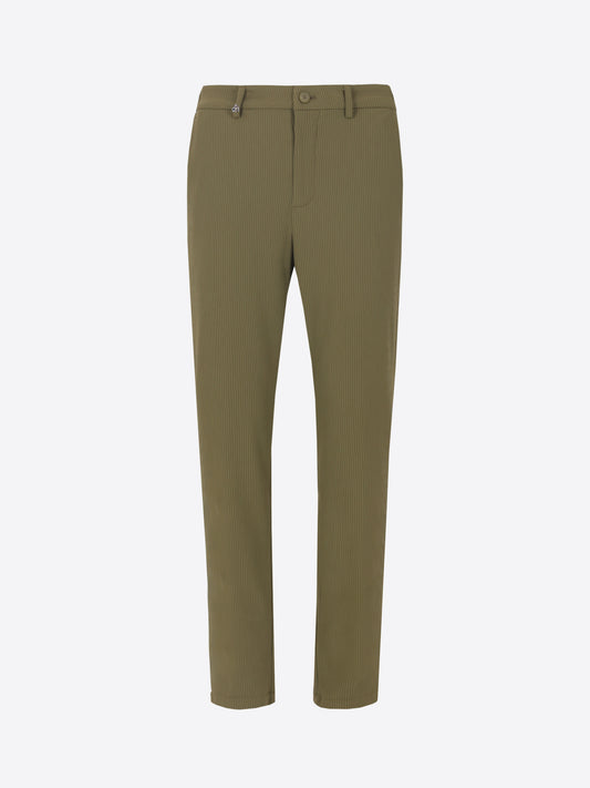 High-Perform12 Kos Trousers Leccio In Raised-Stripe Technical Stretch Fabric