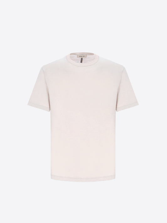 T-Shirt Menta In Fresh-Hand Cotton-Modal Fabric - Icon
