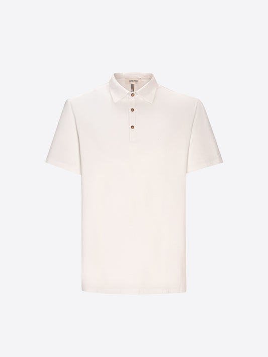 Menta Polo Aus Baumwolle-Modal Mit Frischem Griff