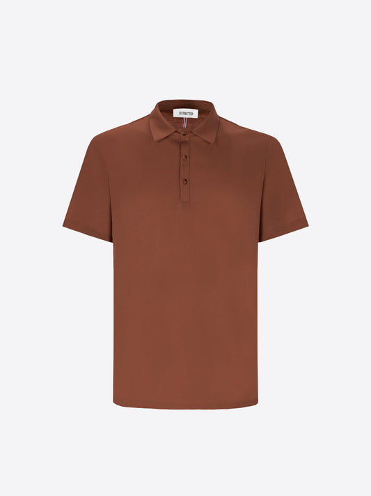 Polo Menta In Fresh-Hand Cotton-Modal Fabric