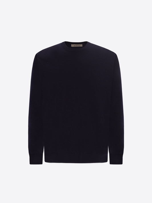 Distretto12 Blue Cashmere-Blend Sweater Michelangelo - Product Still Life