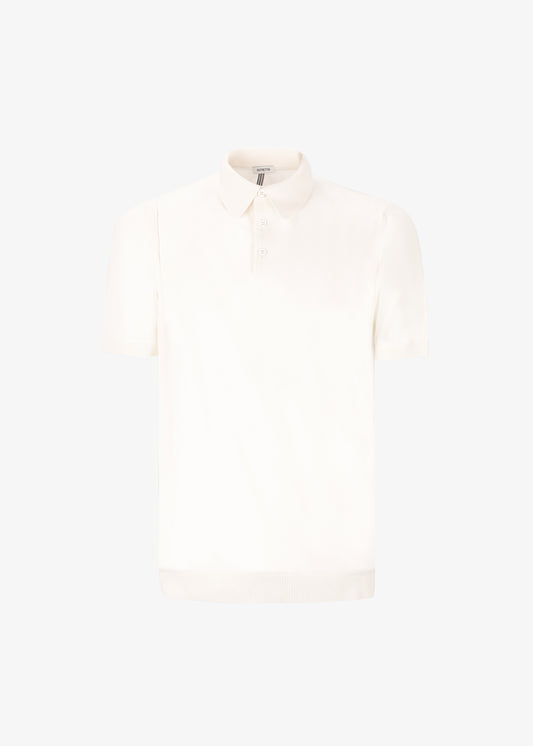 Cotton Crêpe Polo Carrara
