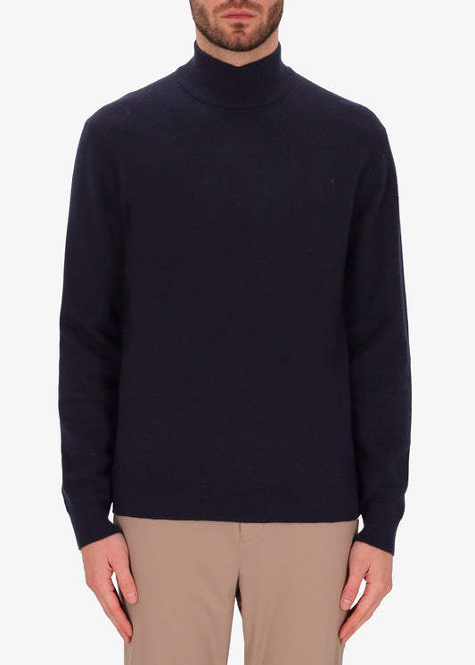 Double-Faced High-Neck Sweater Softouch