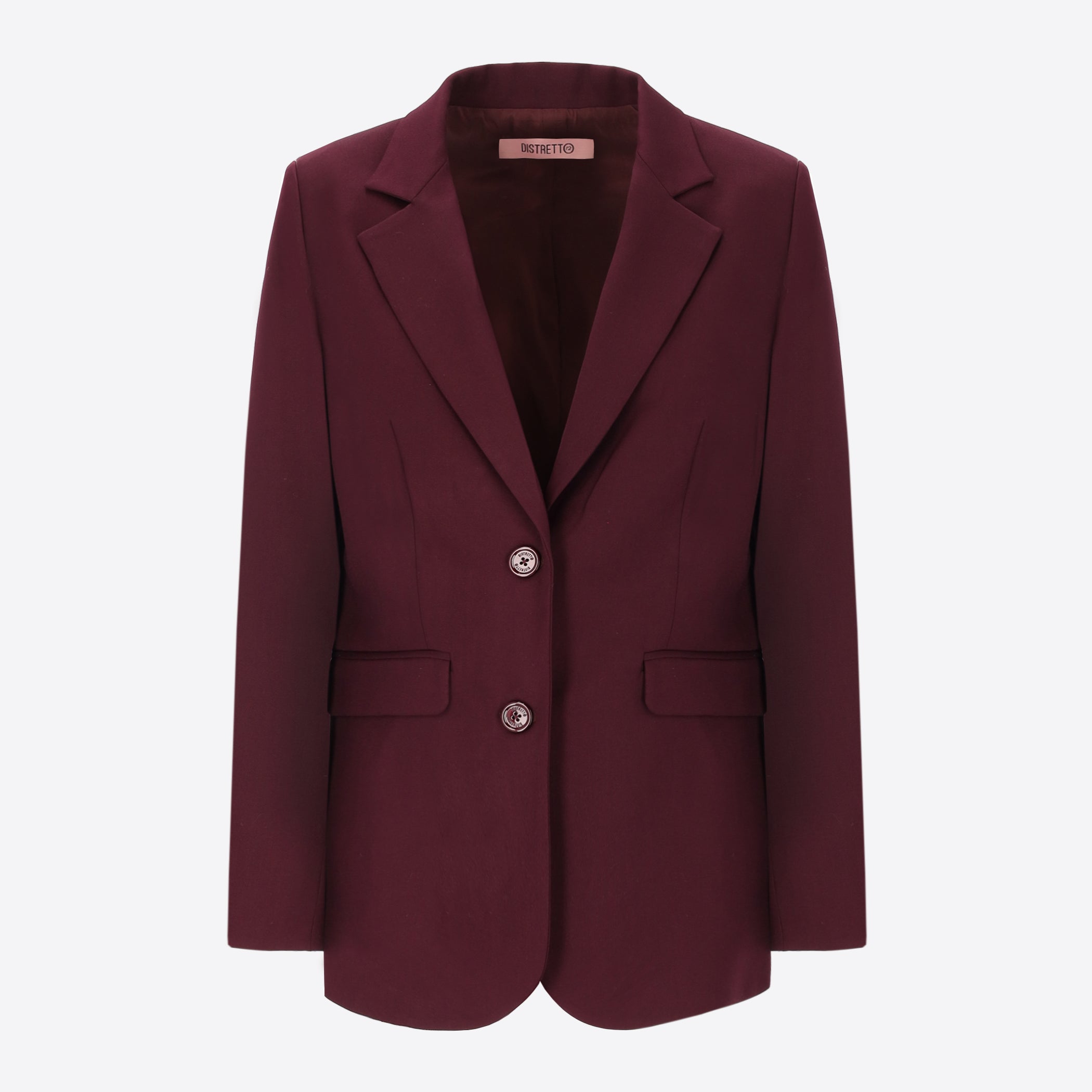 Regular Jacket in Poly-Viscose Fabric Belmont - Woman