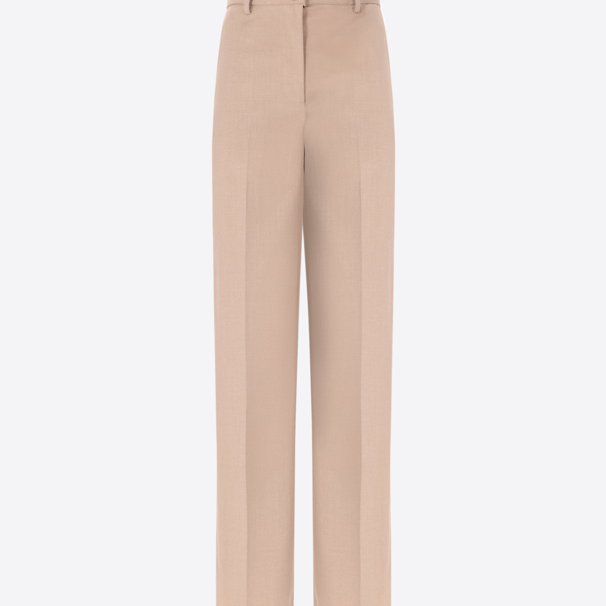 Regular Trousers in Poly-Viscose Fabric Belmont - Woman