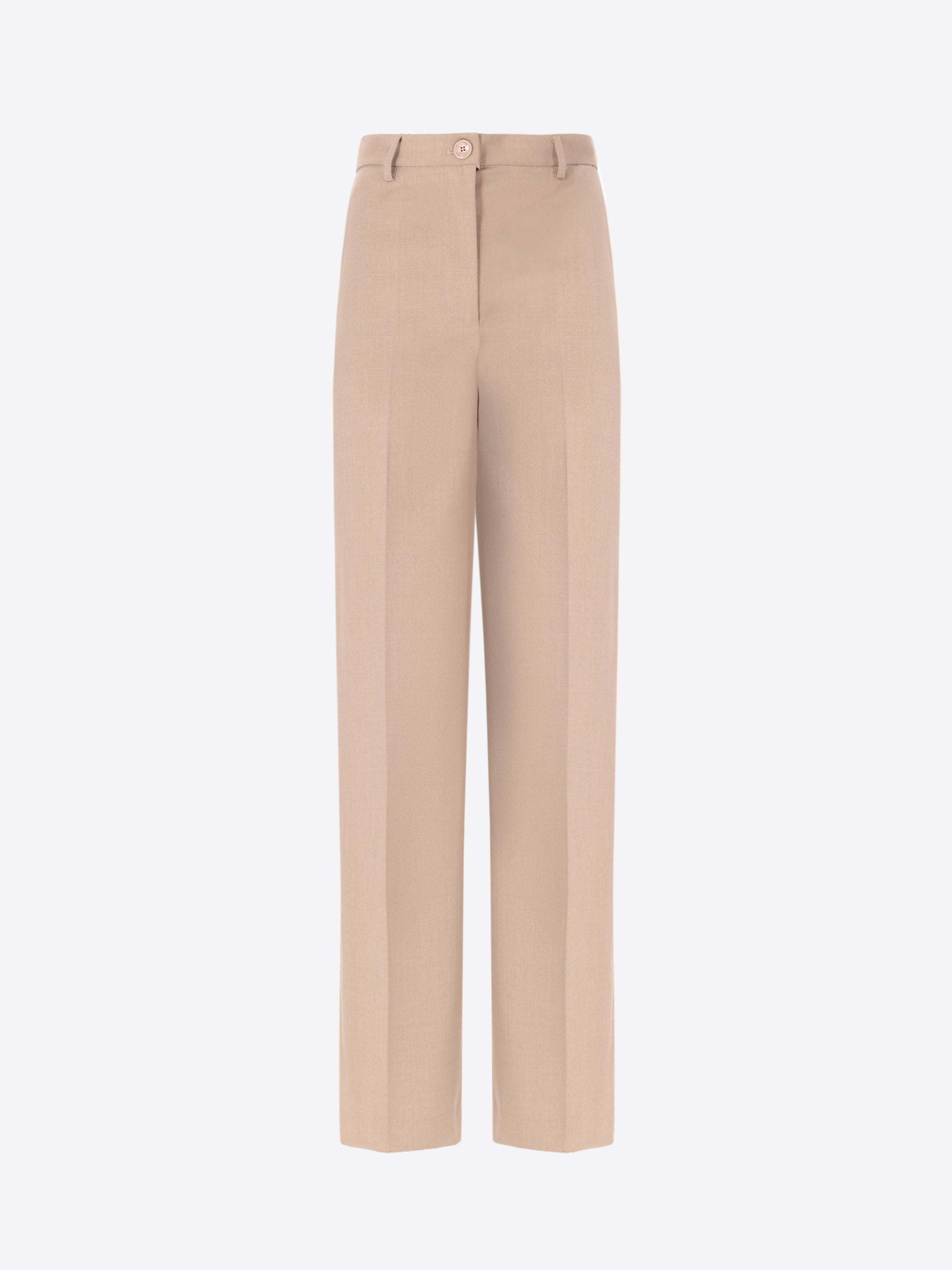 Regular Trousers in Poly-Viscose Fabric Belmont - Woman