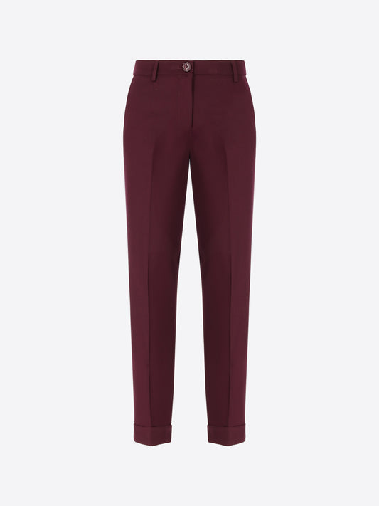 Belmont Cigarette Hose aus Poly-Viskose Stoff - Woman