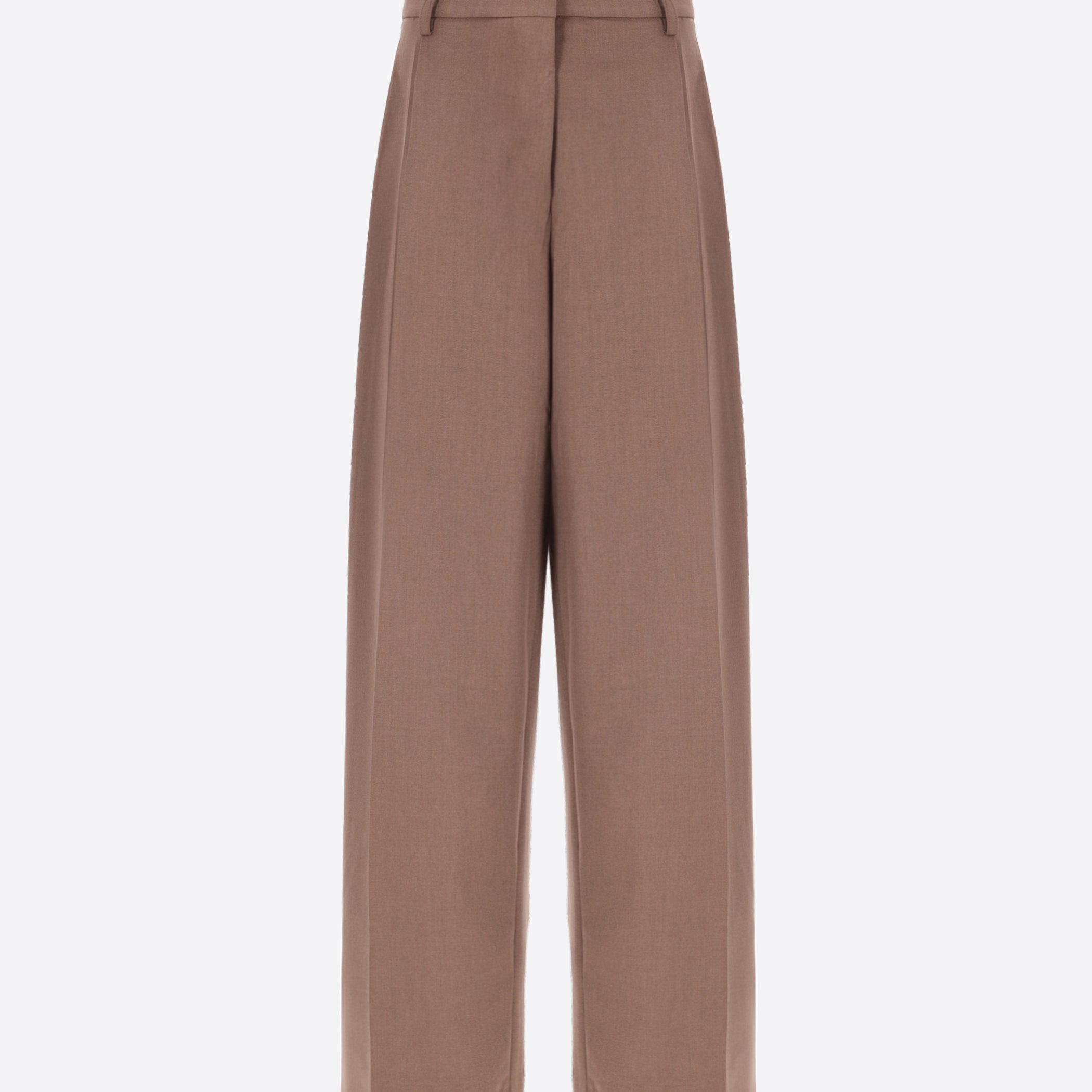 Pences Trousers in Poly-Viscose Fabric Belmont - Woman