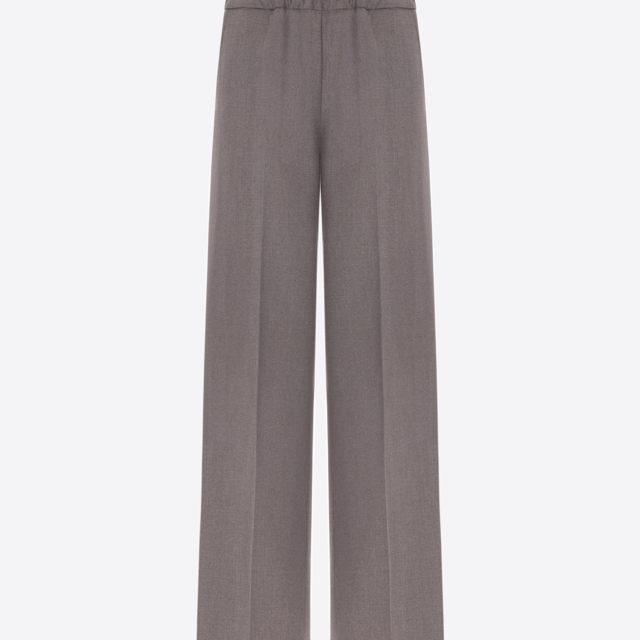 Elastic Relax Trousers in Poly-Viscose Fabric Belmont - Woman