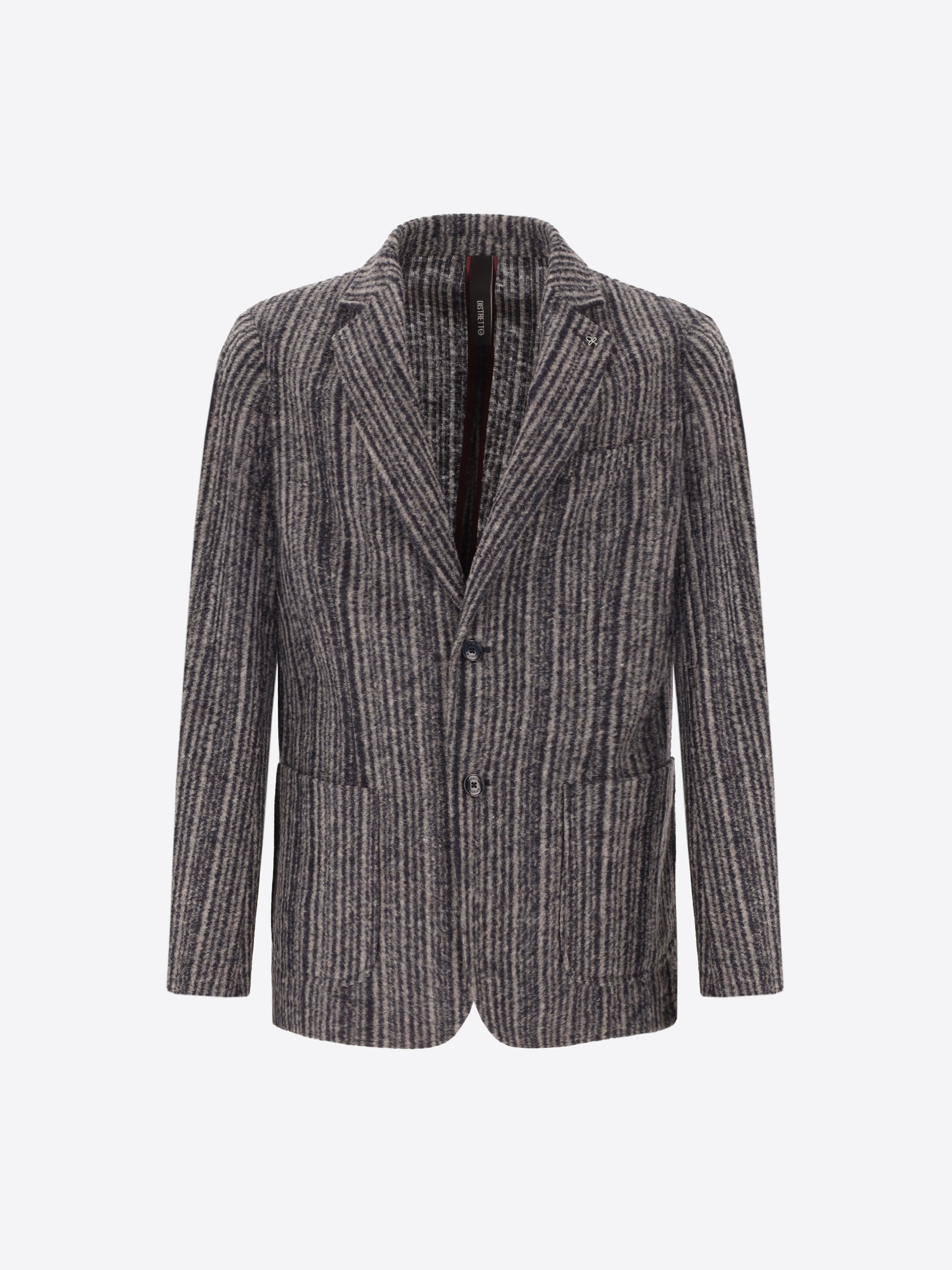 Multi-Striped Wool Blend Jacket Bradford