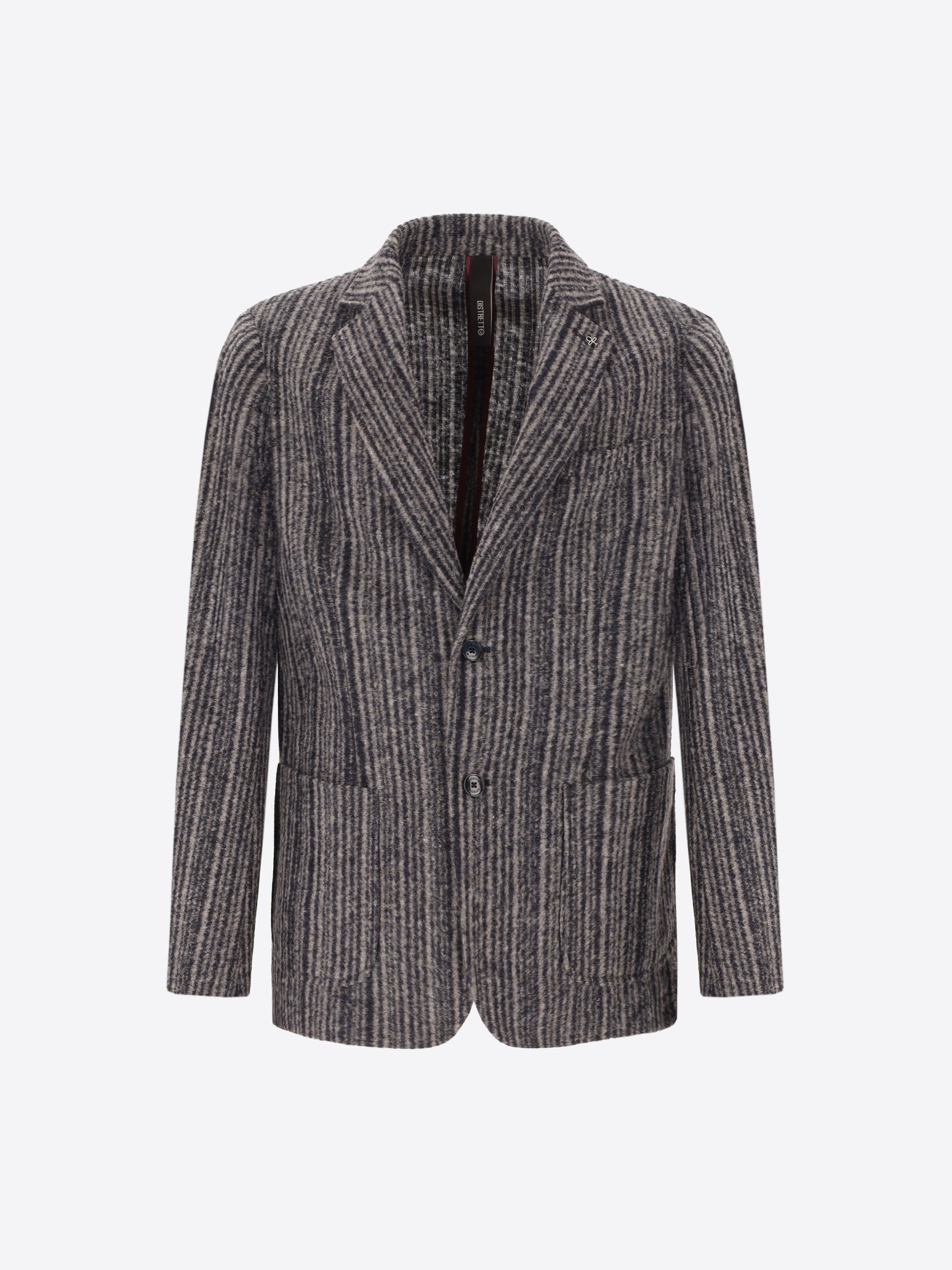 Multi-Striped Wool Blend Jacket Bradford