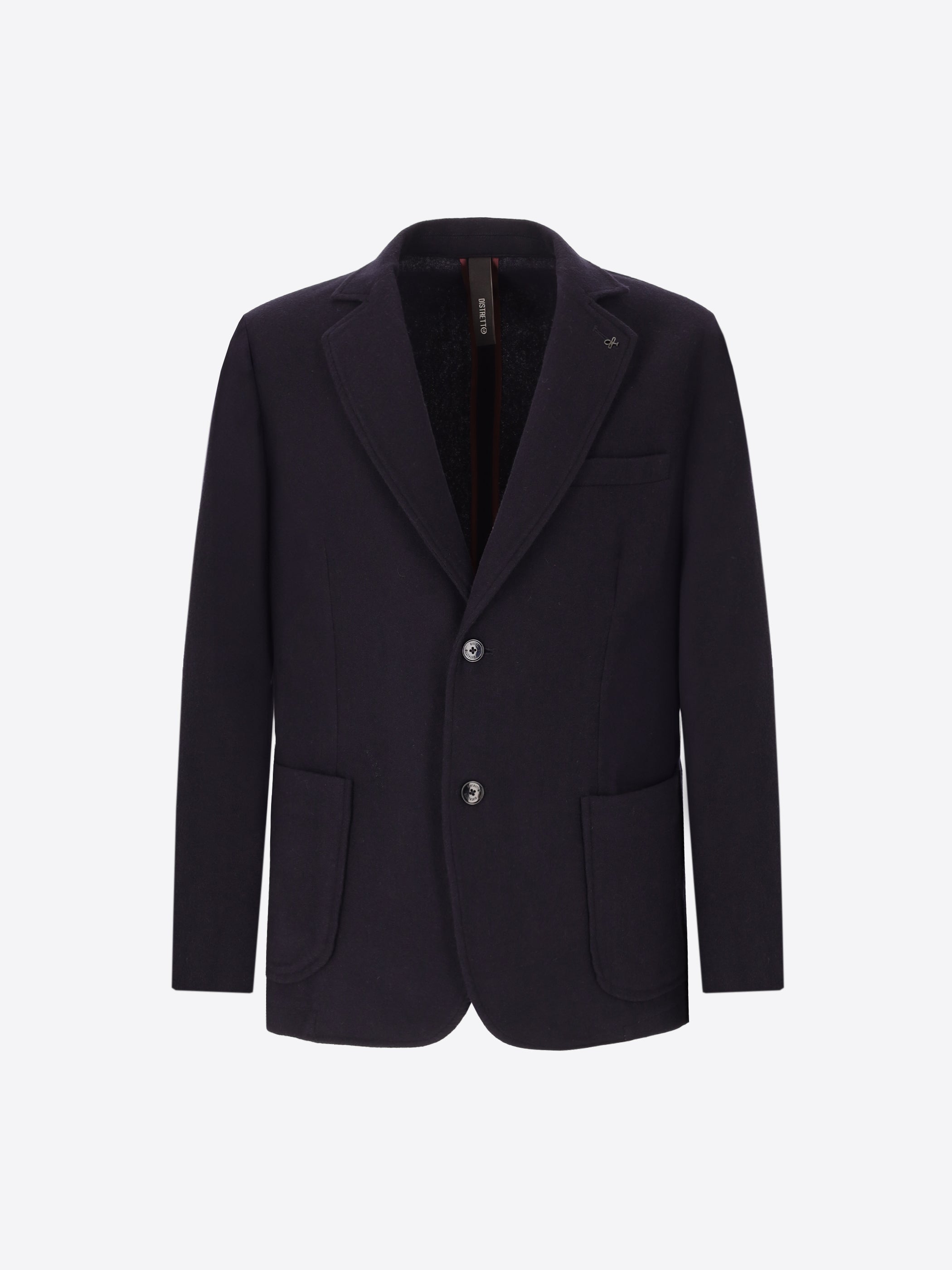 Mélange Wool Blend Flannel Jacket Castle