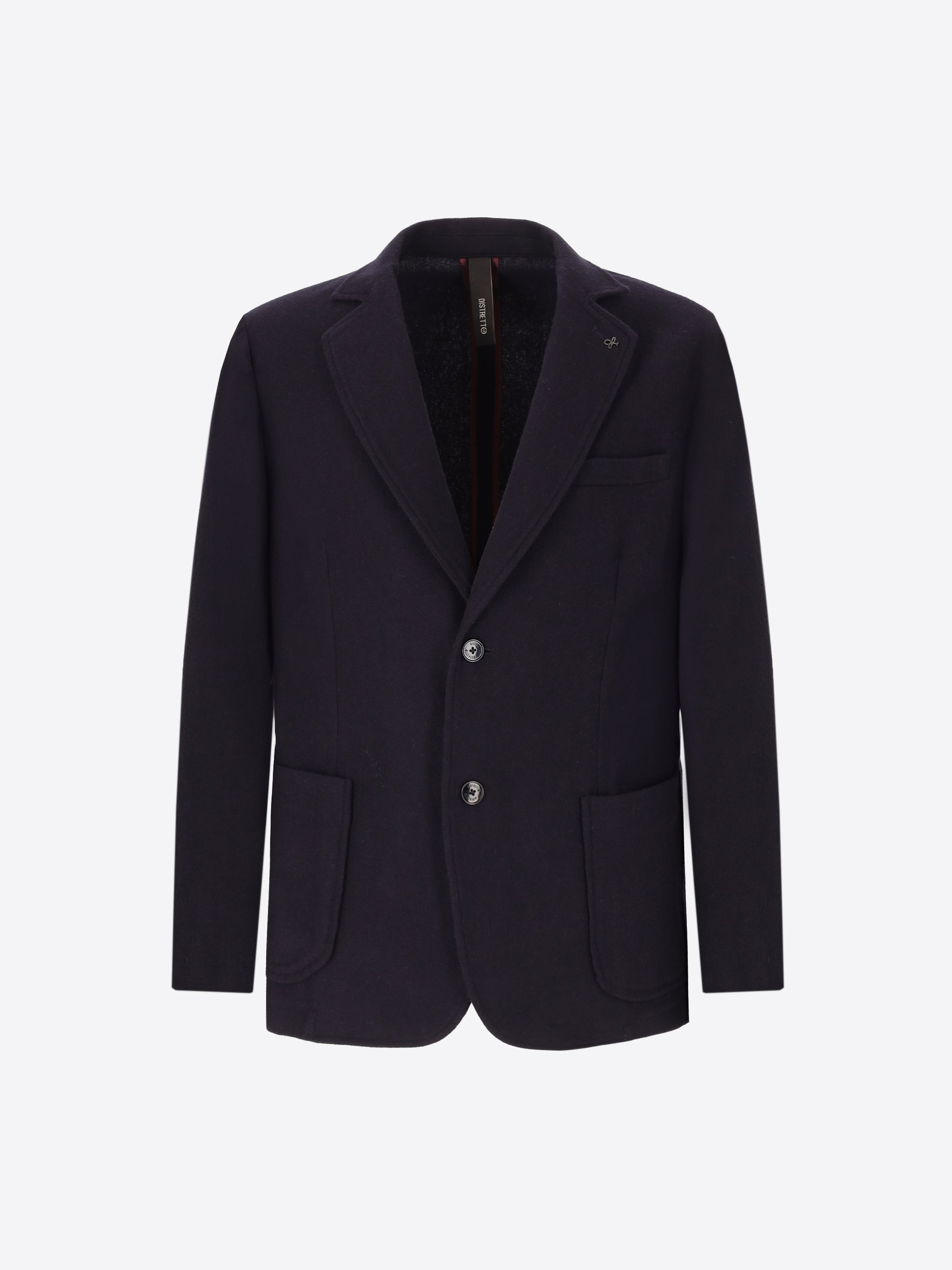 Mélange Wool Blend Flannel Jacket Castle