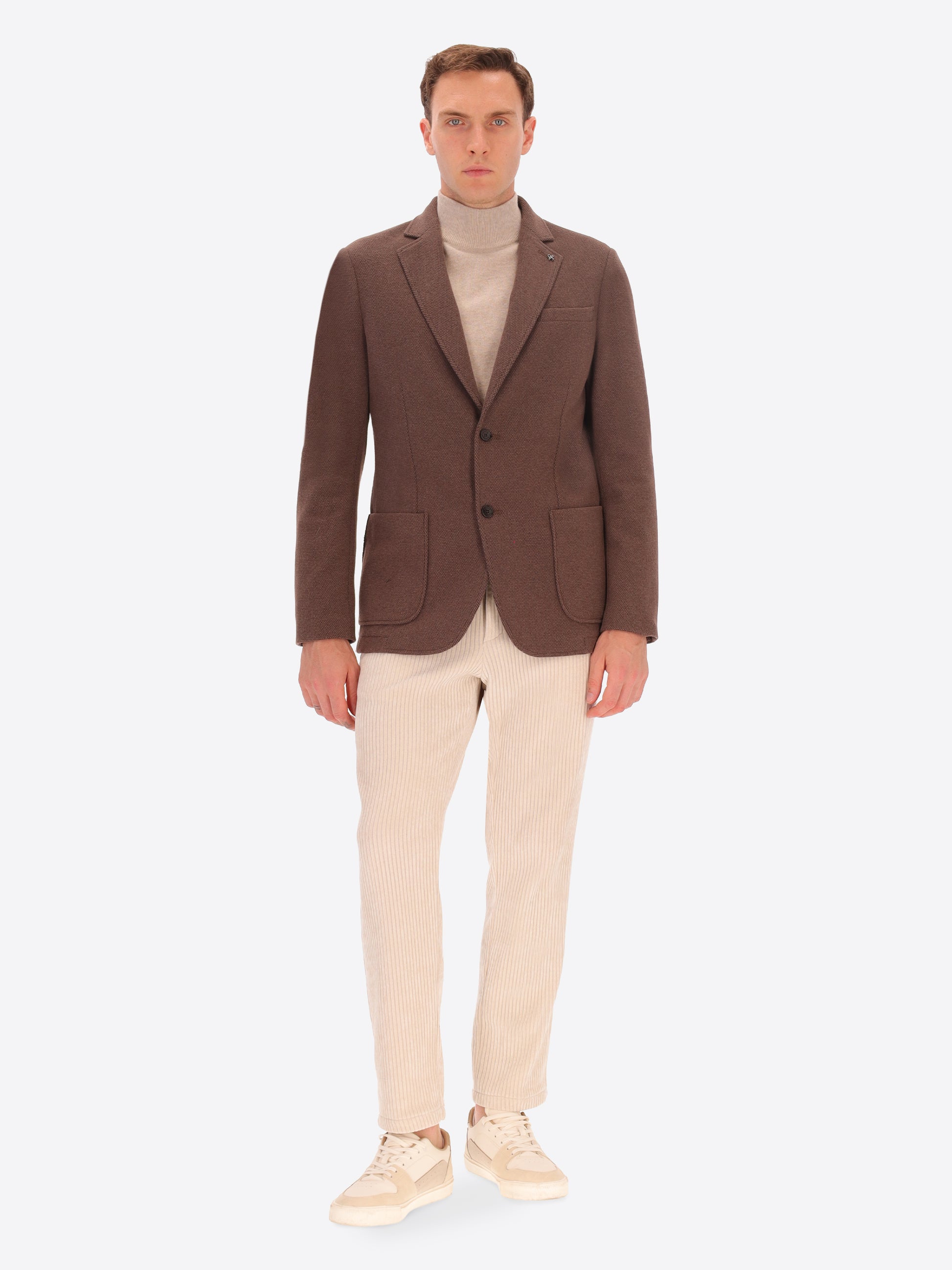 Dot Textured Warm-Touch Comfort Jacket Bescar