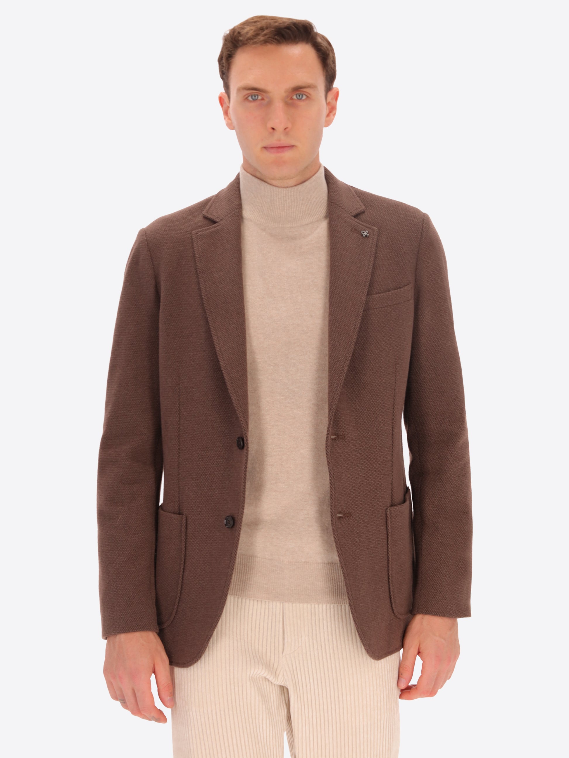 Dot Textured Warm-Touch Comfort Jacket Bescar