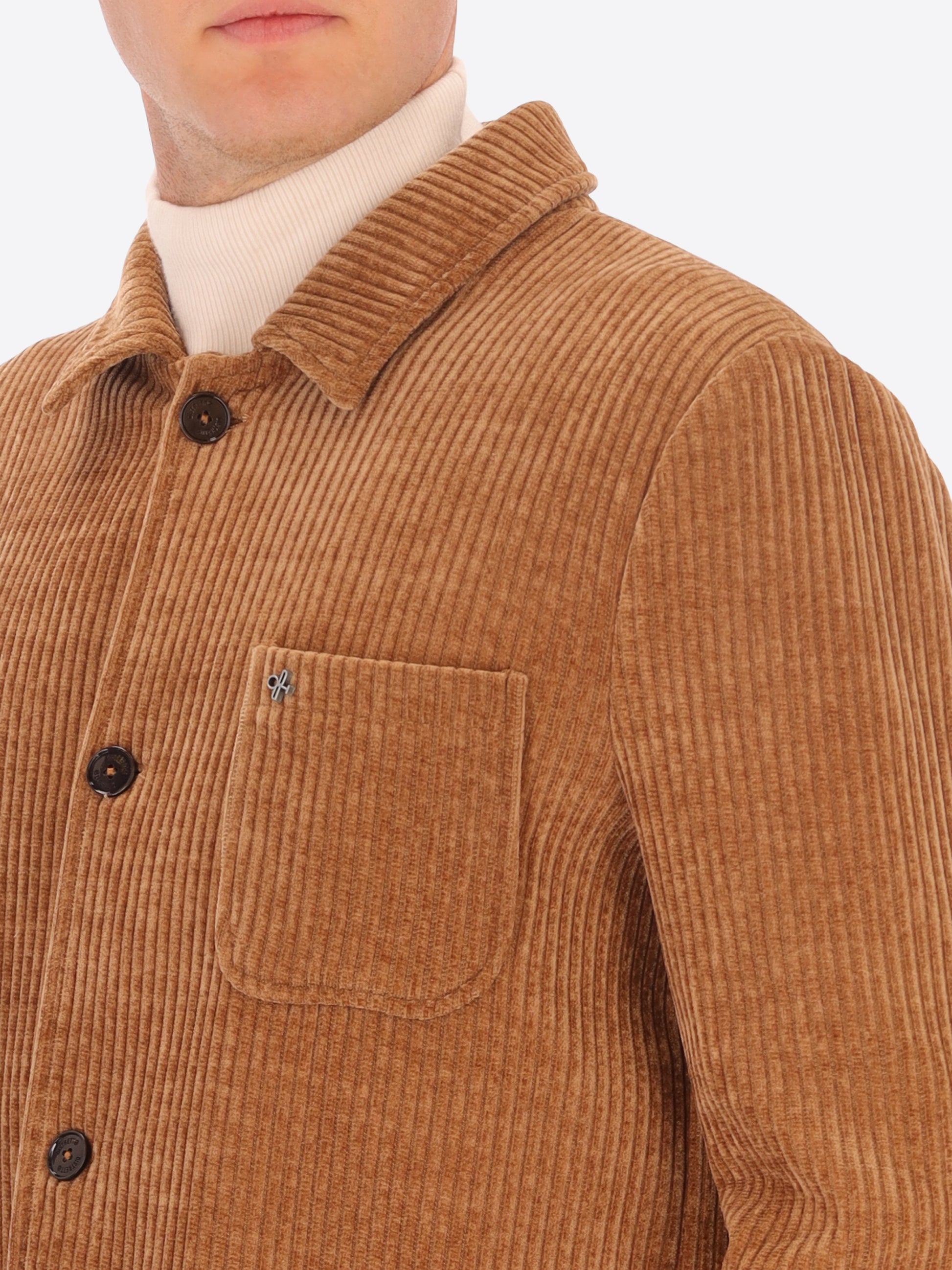 French Rib Corduroy Shirt Jacket Torino
