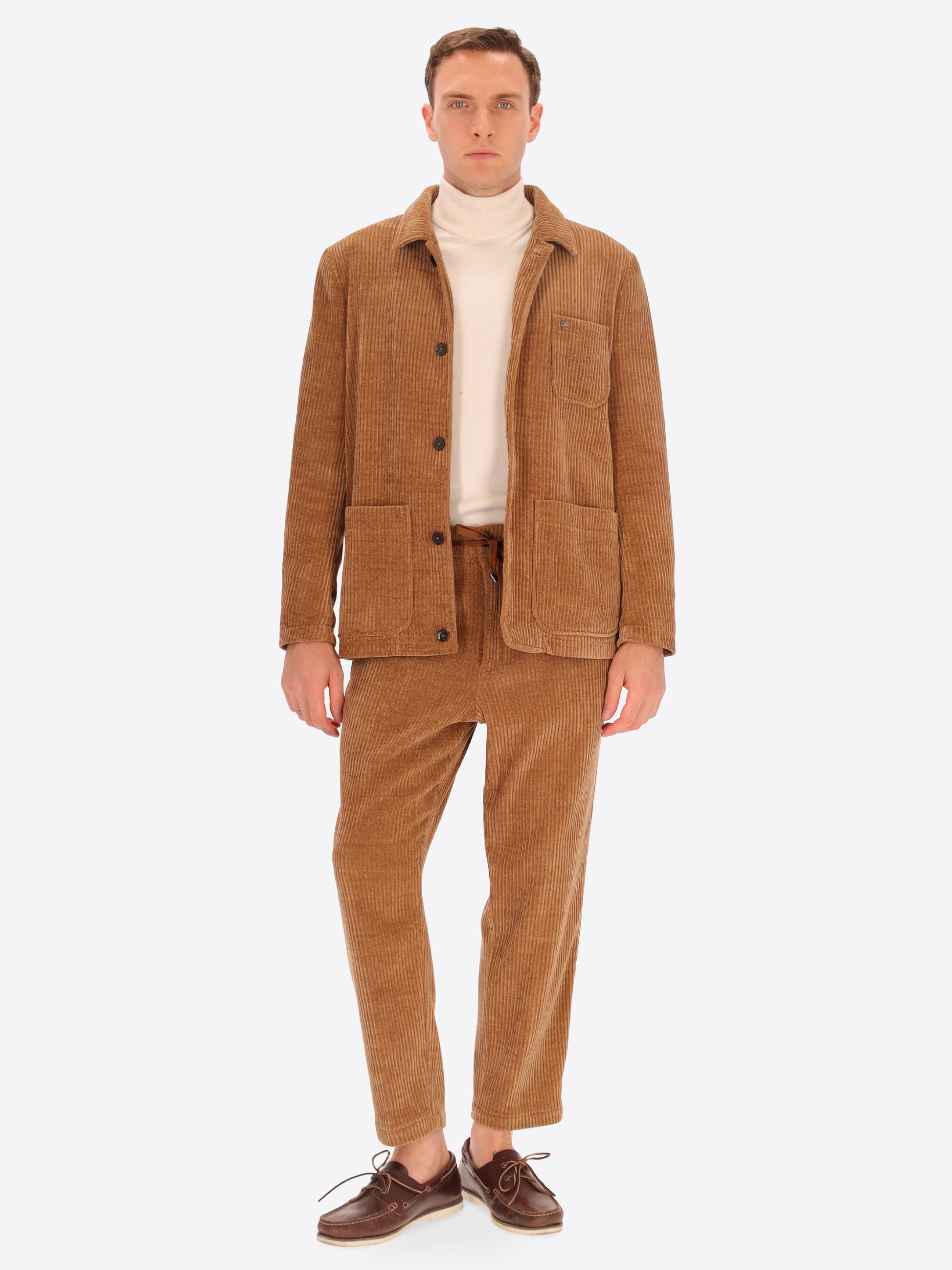 French Rib Corduroy Shirt Jacket Torino