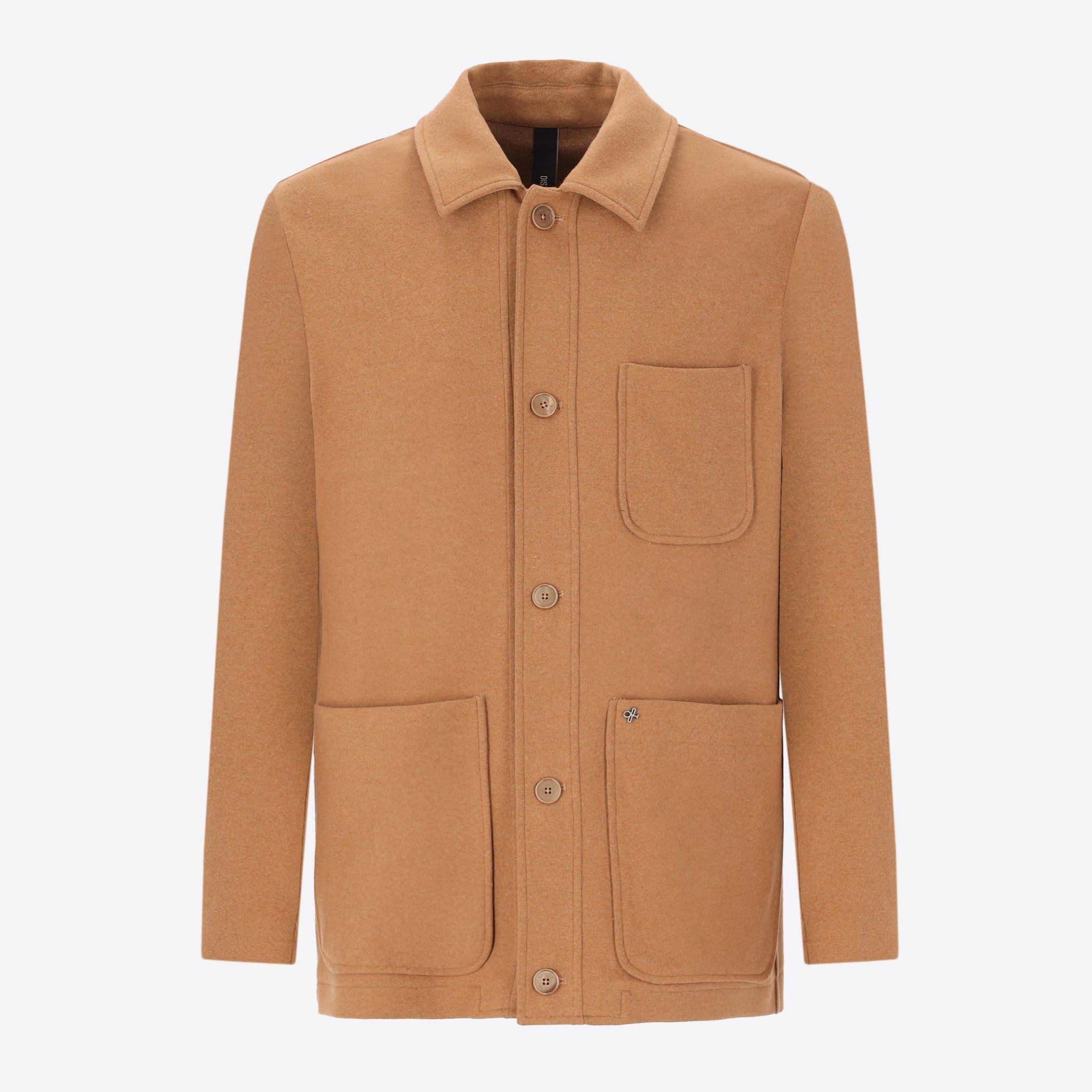 Feel Hemdjacke Aus Stretch-Panel-Stoff
