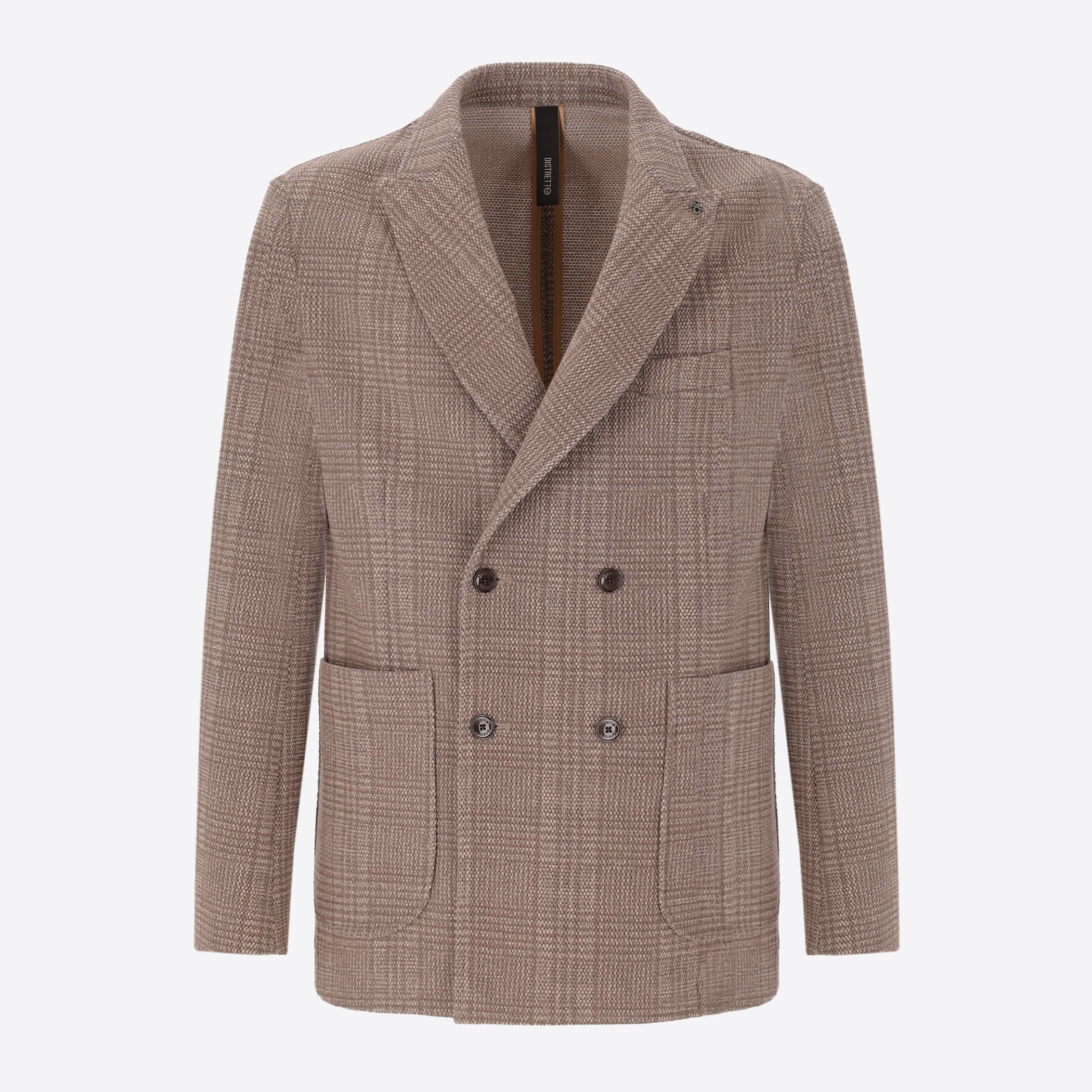 Giacca Doppiopetto Belton In Tessuto Comfort Principe Di Galles