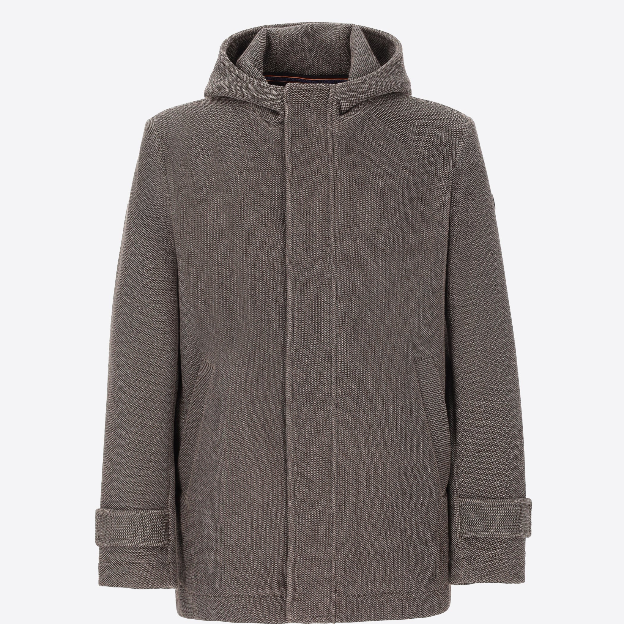 Giubbotto Cruise Con Cappuccio In Tessuto Tecnico Micro-Piquet Stretch