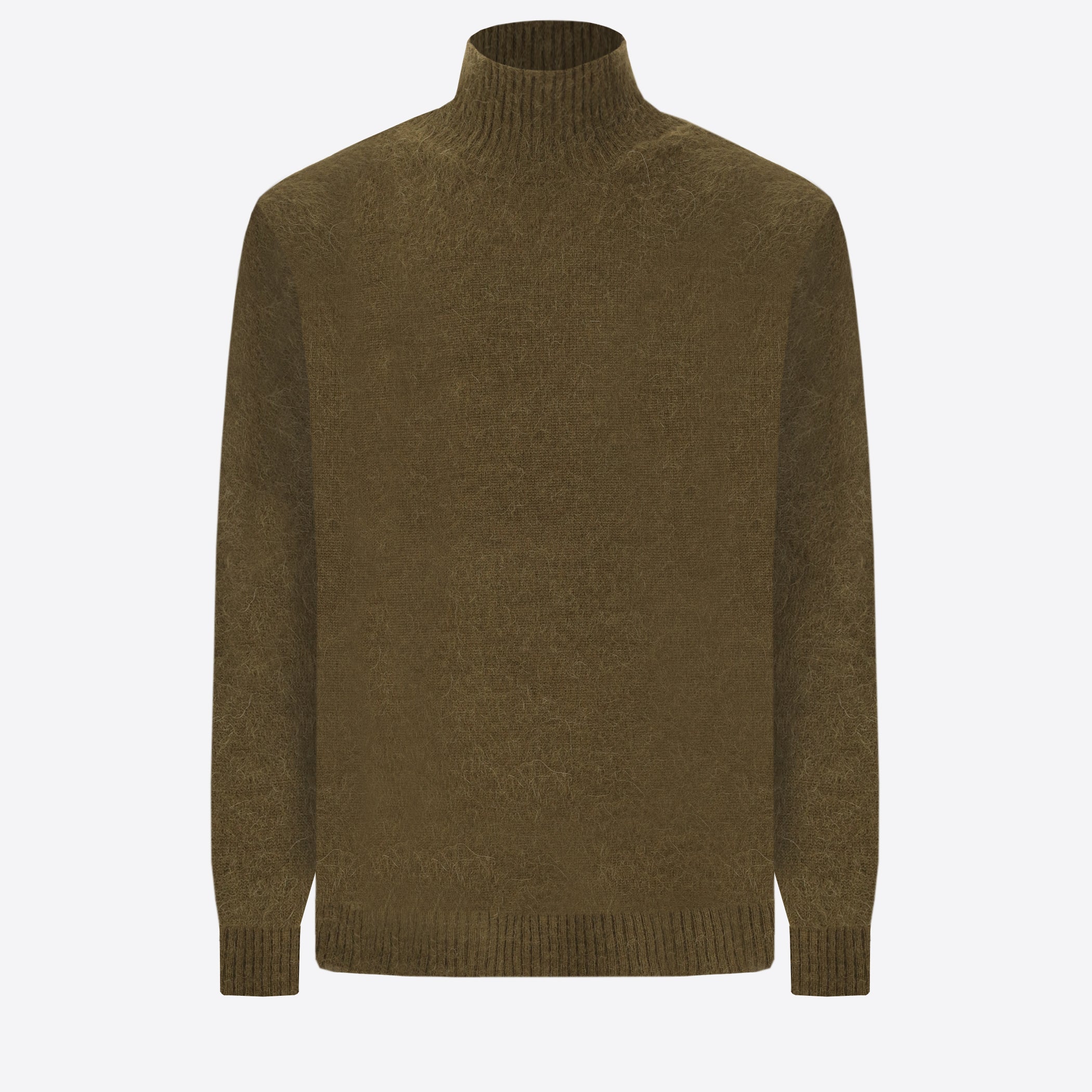 Wool Alpaca Blend High Neck Knitwear Stow