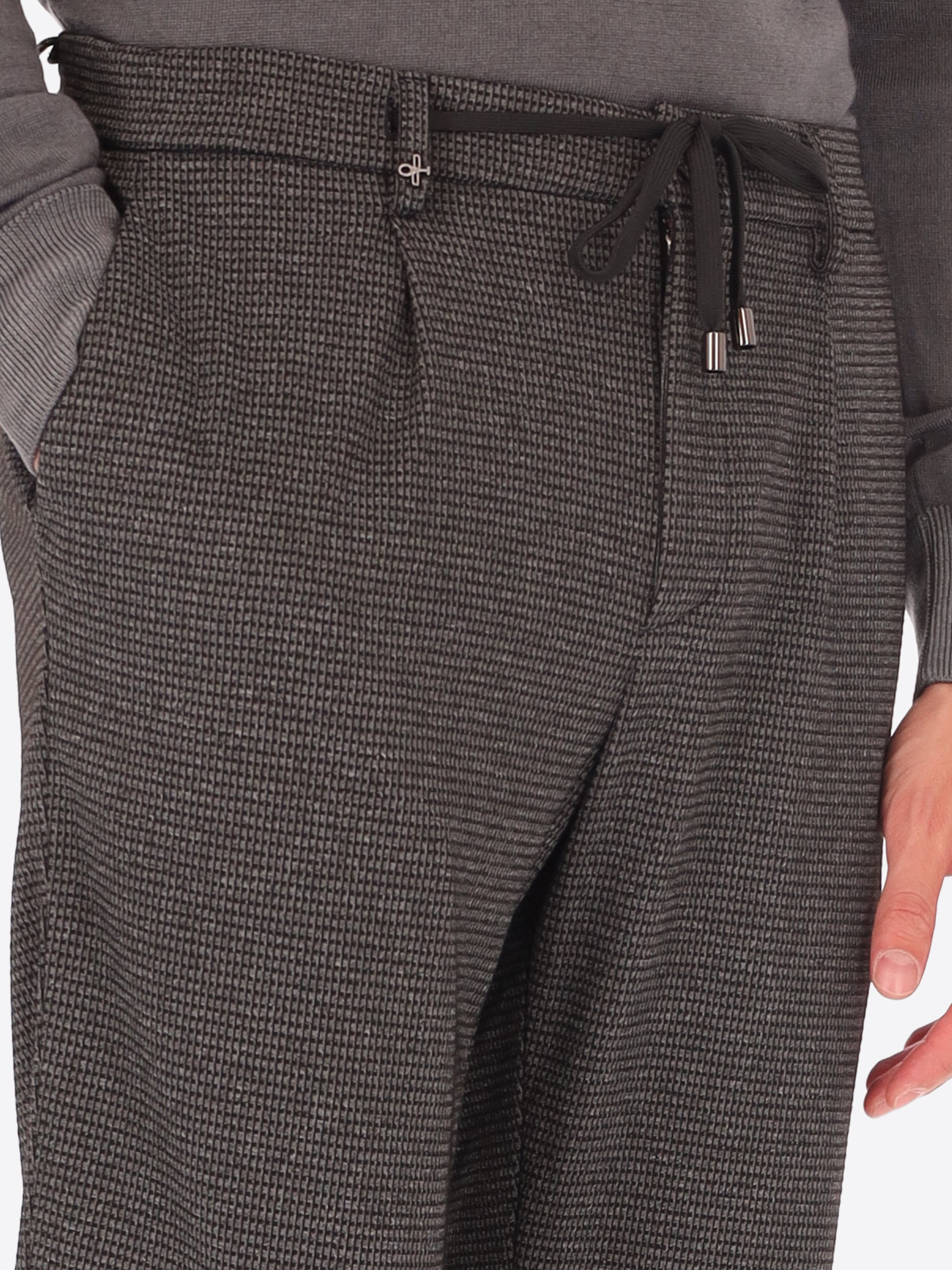 32" Rio Pences Micro-Patterned Jersey Trousers Canterbury