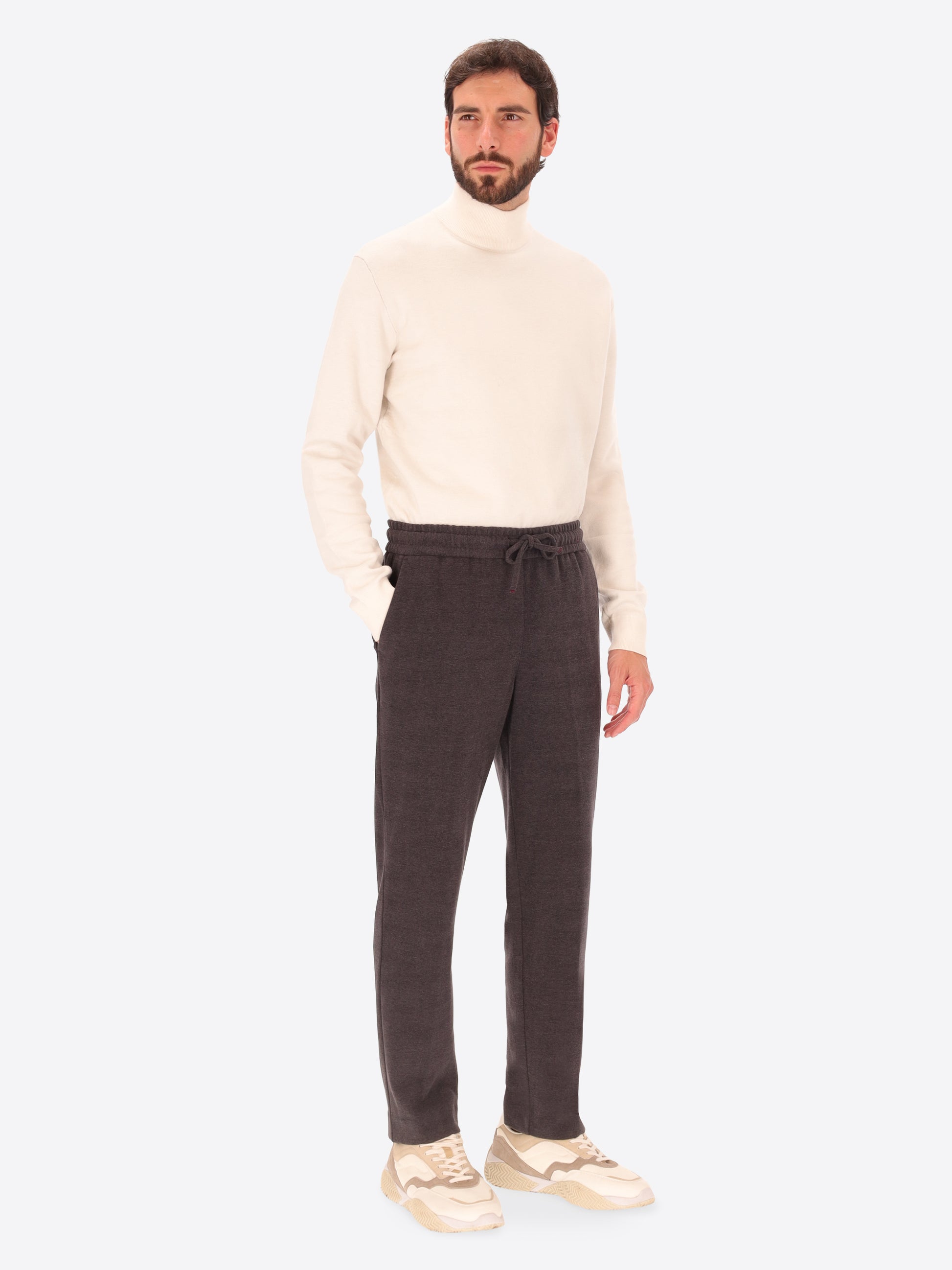 32" Stretch Panel Fabric Jogger Trousers Feel