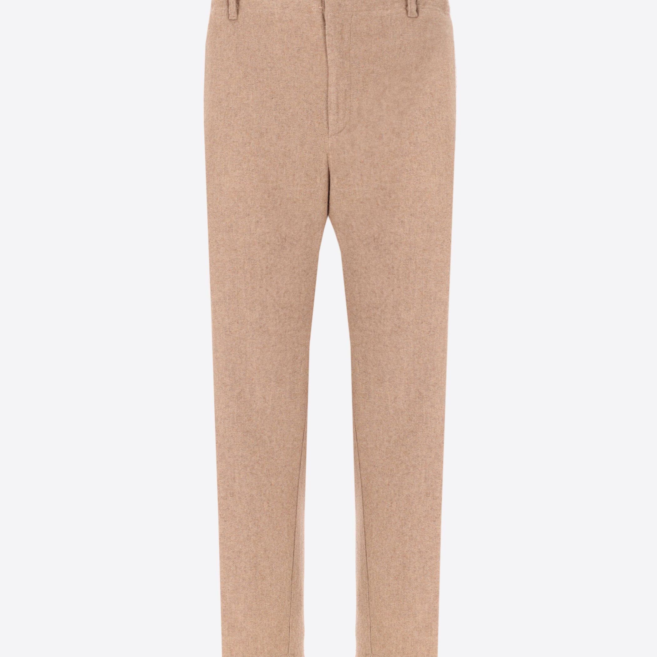 32" Worker Wool Blend Flannel Trousers Castle
