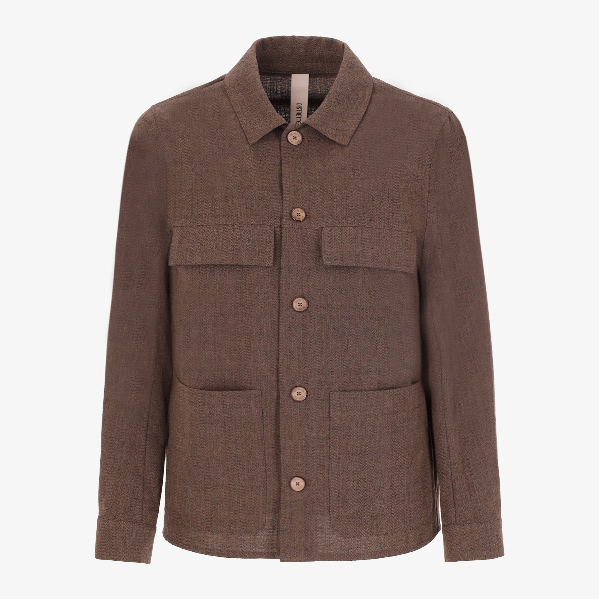 Hemdjacke aus Baumwollmischgewebe Work Monti