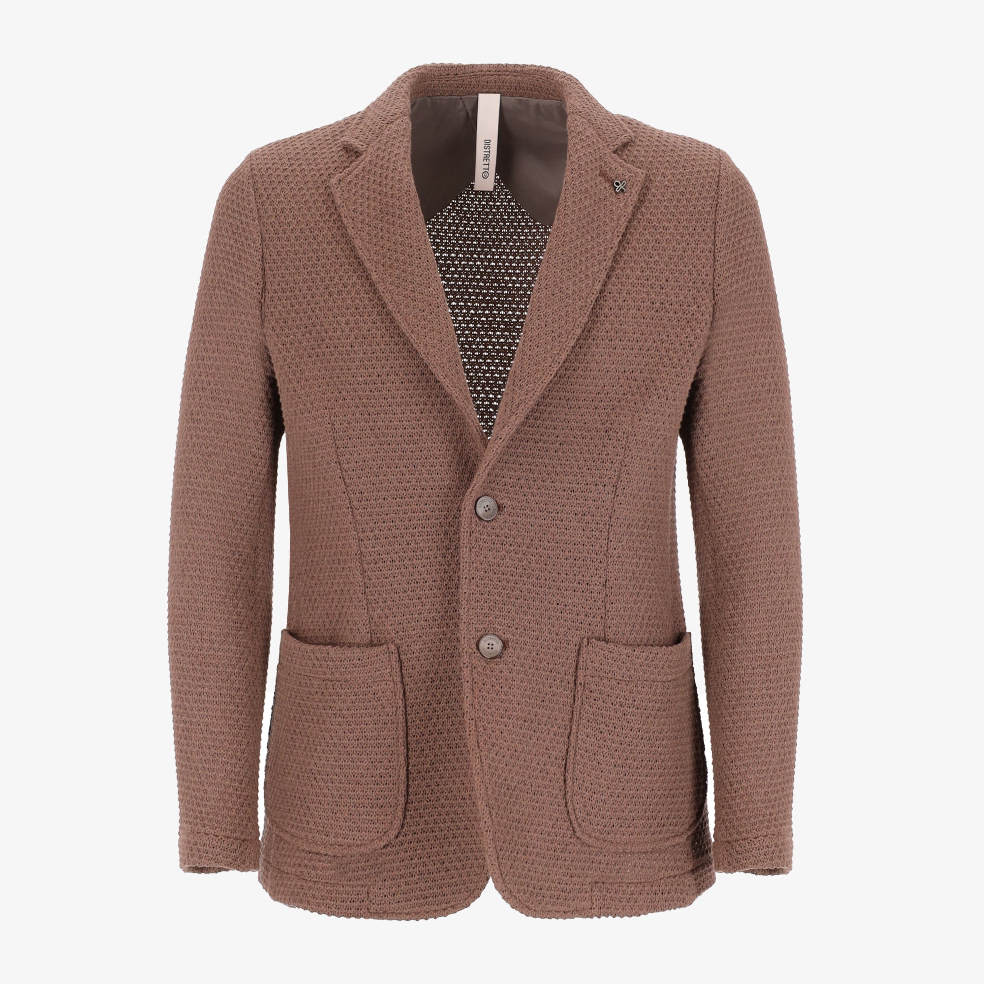 Pit-Jacke aus Baumwollmischstretchstrick