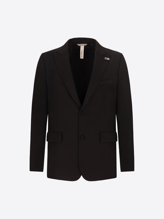 Distretto12 H.P. M26 Black High-Perform12 Technical Smoking Jacket - Product Still Life
