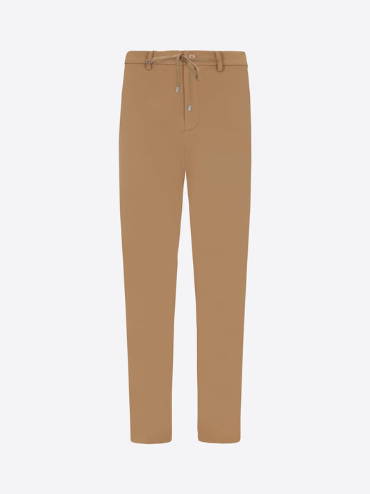 Distretto12 Relax H.P. M26 Dove Grey High-Perform12 Technical Trousers - Product Still Life