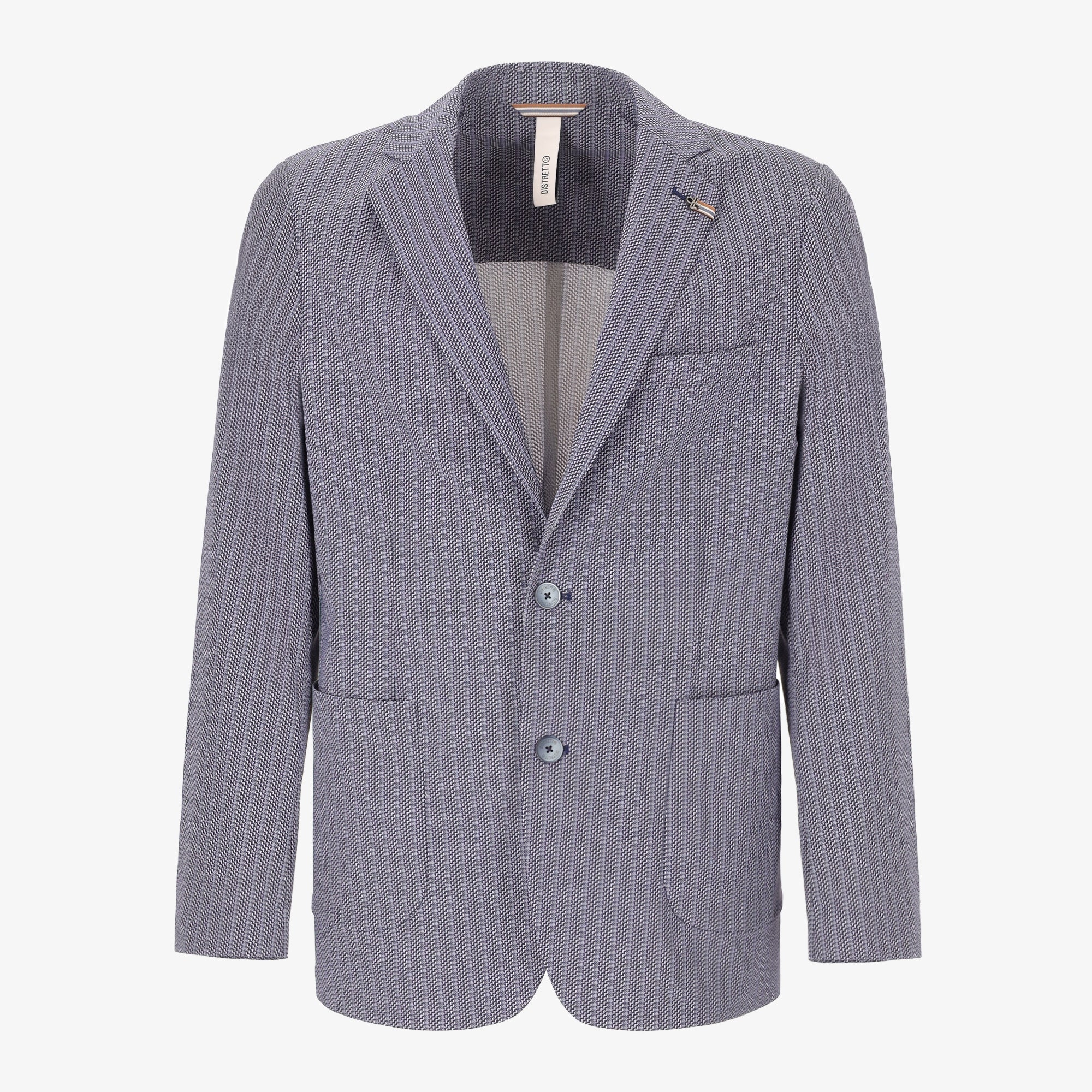 High Performance Striped Effect Print Jacket Comano