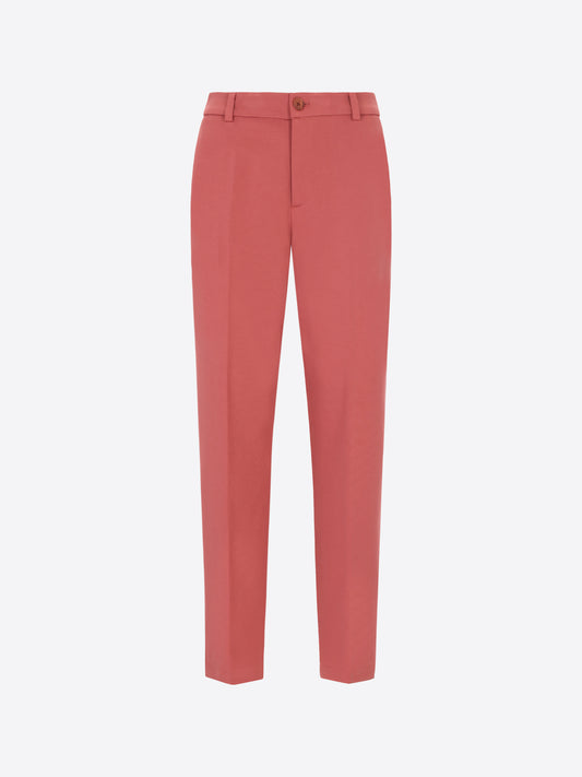 Pantaloni Cigarette Elleboro in Punto Interlock - Woman