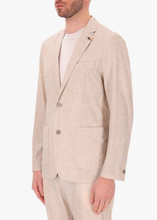 High-Perform12 Vidal Jacket In Tessuto Active Con Stampa Effetto Canvas