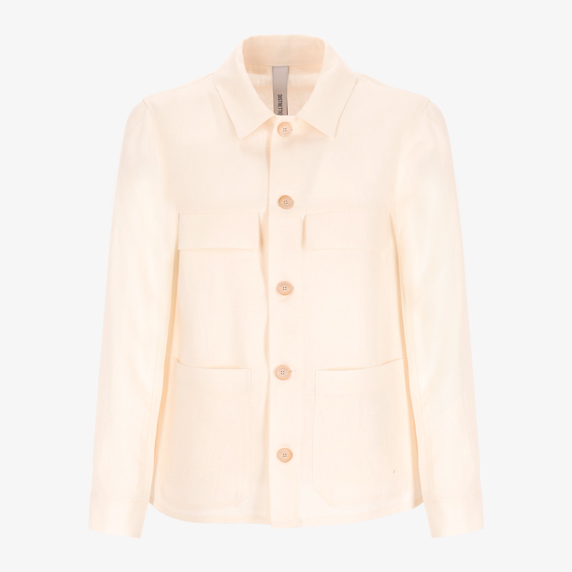 Giacca Camicia Work Certo in Tessuto Misto Lino