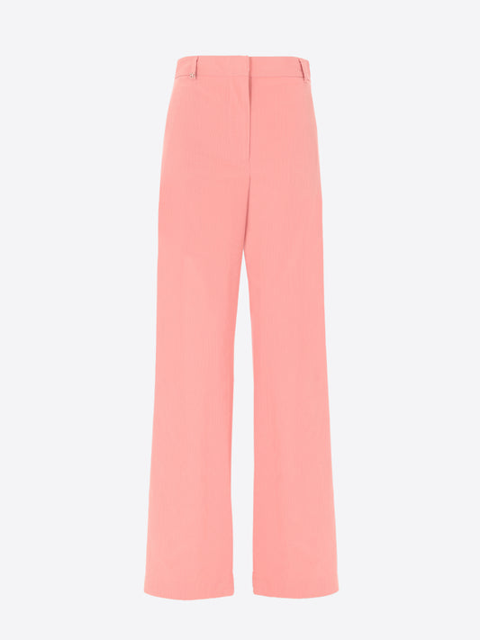 Arezzo Regular Palazzo-Hose Aus Super-Comfort Feinstruktur-Streifengewebe - Woman