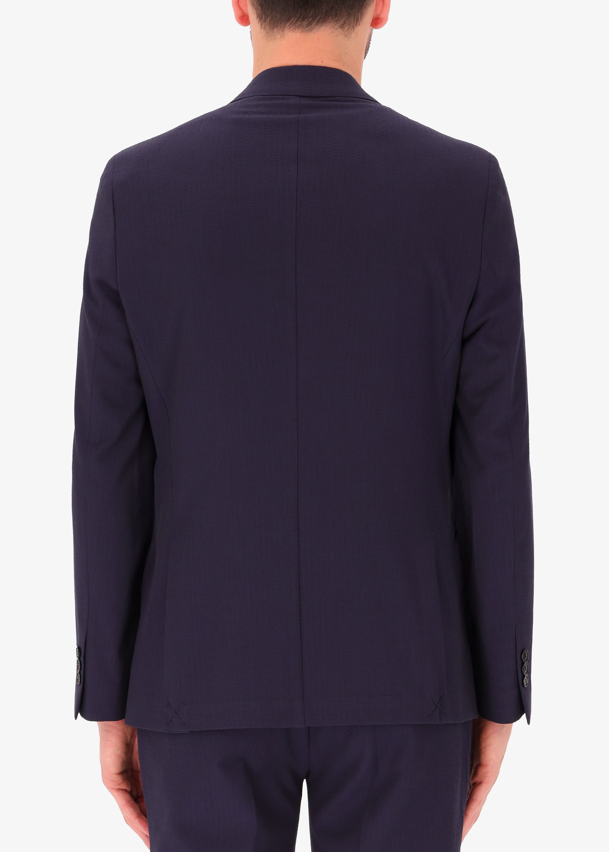 Striped Textured Double-Breasted Tailoring Jacket Firenze - Capsule Tailor-Tech