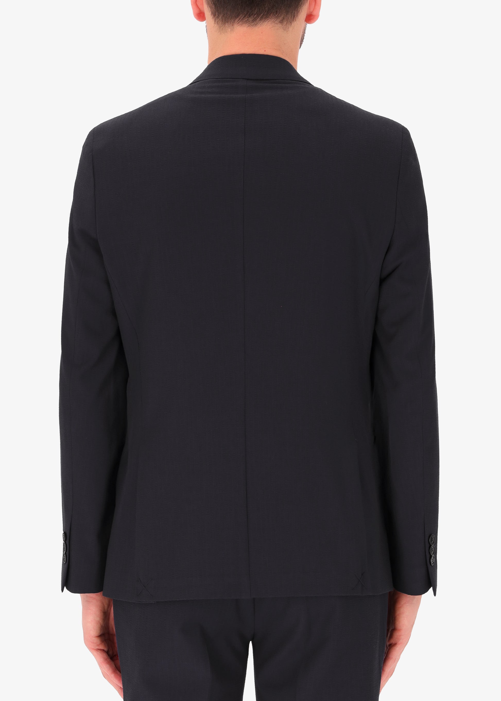 Striped Textured Double-Breasted Tailoring Jacket Firenze - Capsule Tailor-Tech