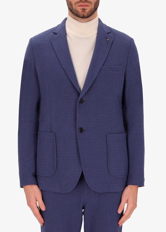 Two Button Stretch Panel Jacket Feel