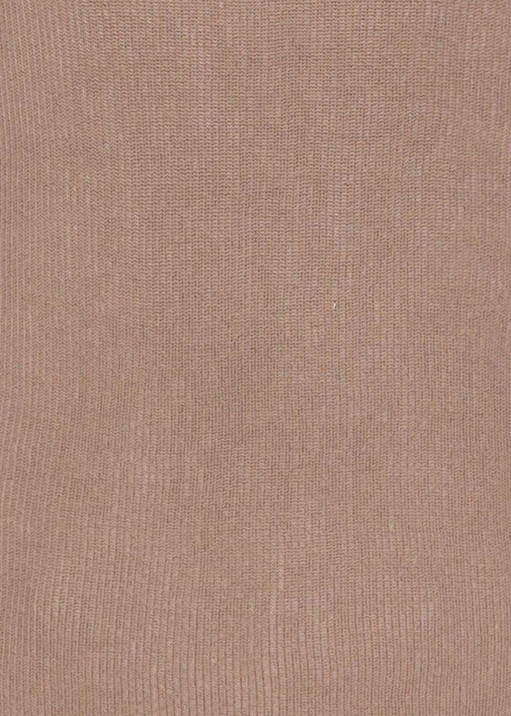 Maglia Ribs Collo Alto a Piccole Coste Bicolor