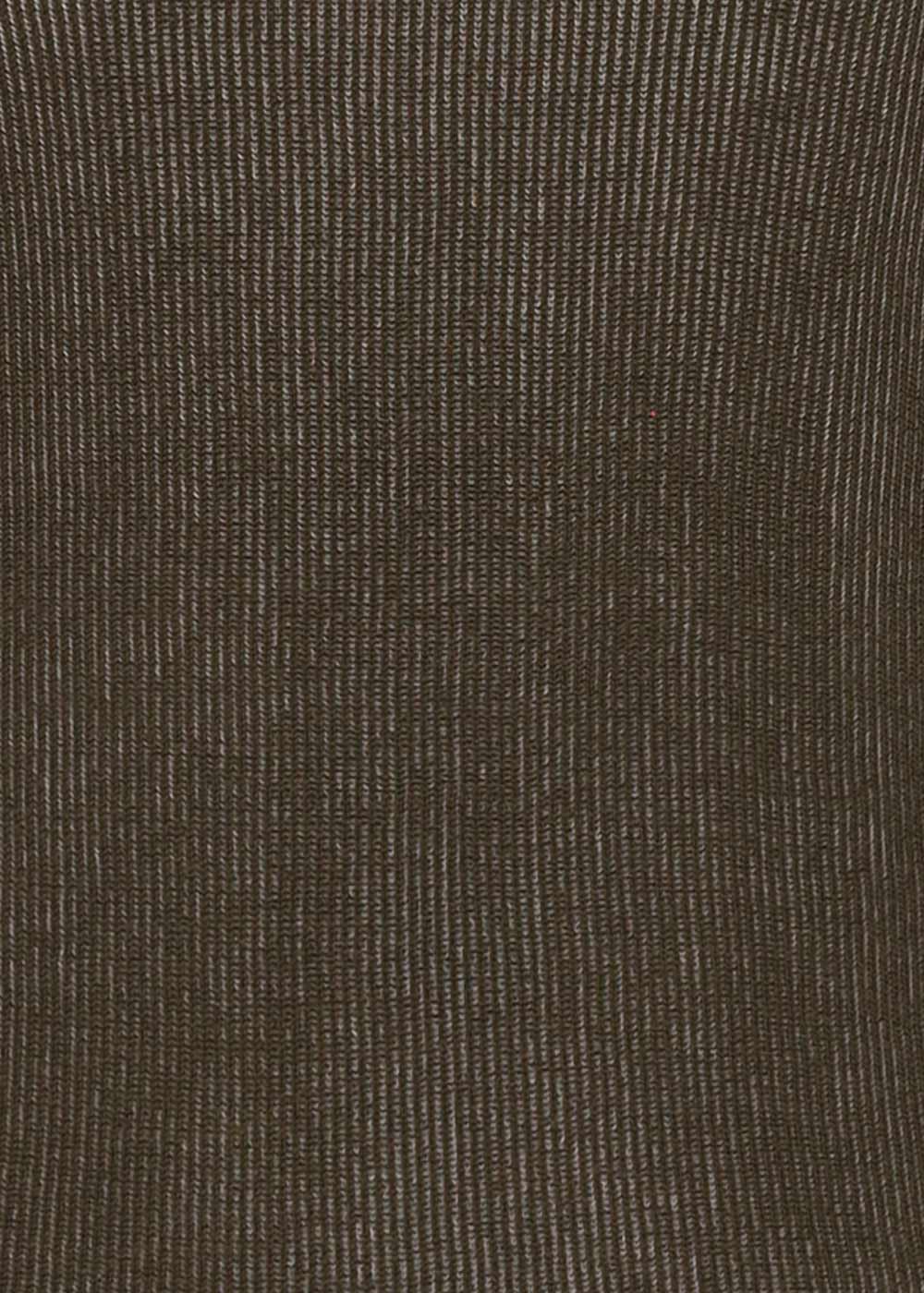 Maglia Ribs Collo Alto a Piccole Coste Bicolor