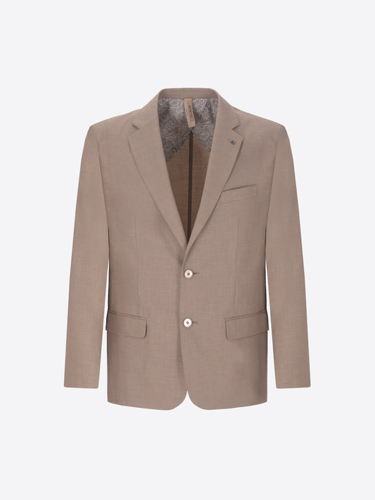 Giacca Semi Sartoriale Alabastro In Tessuto Super Comfort Effetto Fresco Di Lana