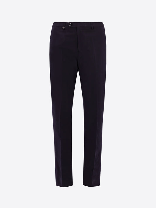 Pantalone Tailoring Arezzo In Tessuto Super Comfort Goffrato A Righe Sottili - Icon